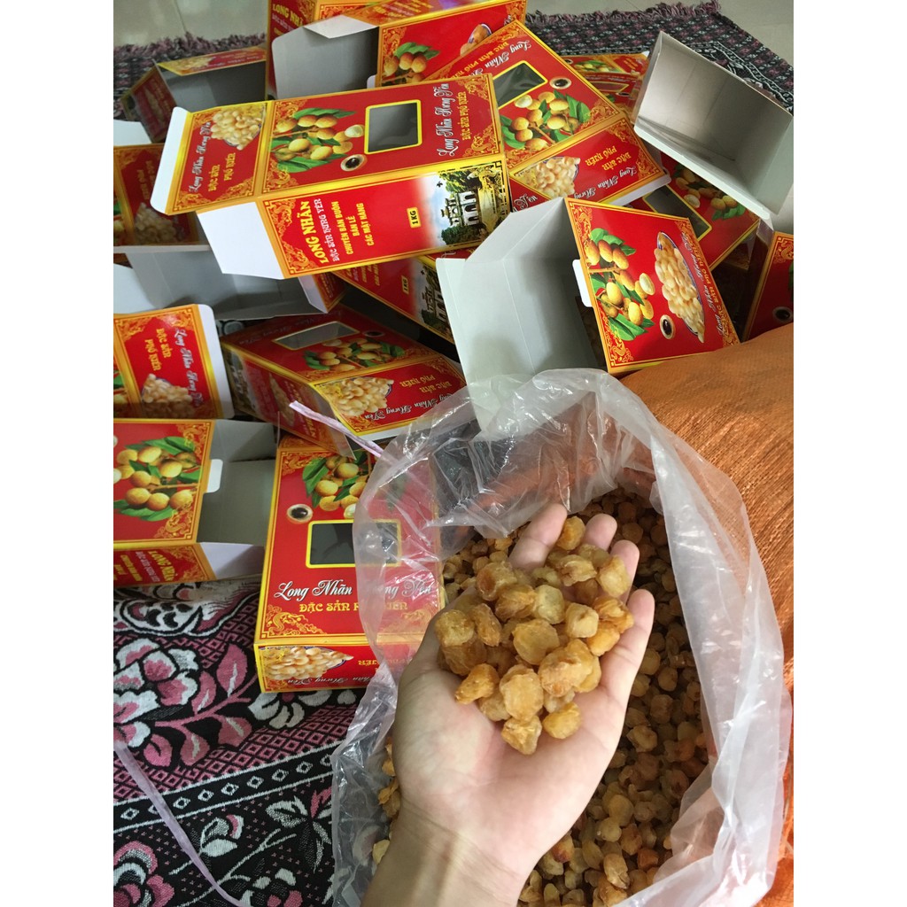 Hộp 1kg long nhãn sấy Hưng Yên ( Loại 1 ) | BigBuy360 - bigbuy360.vn