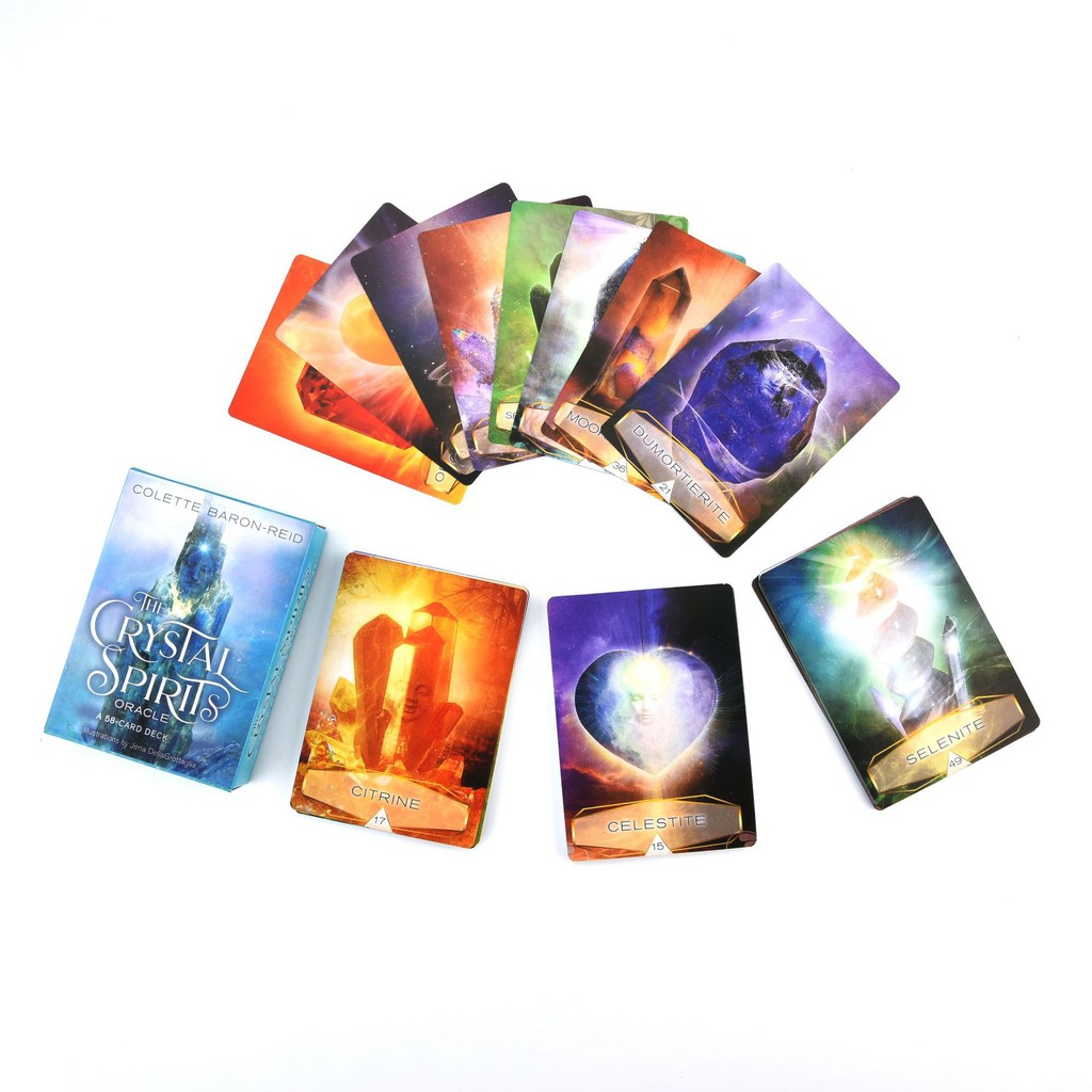 Bộ Tarot Crystal Spirits Oracle V16 New Cao Cấp