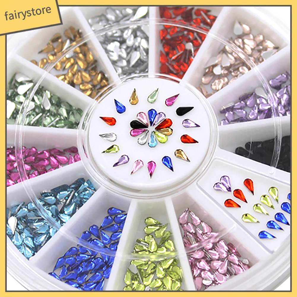 [Hàng mới về] Hộp phụ kiện trang trí móng tay nghệ thuật thủ công