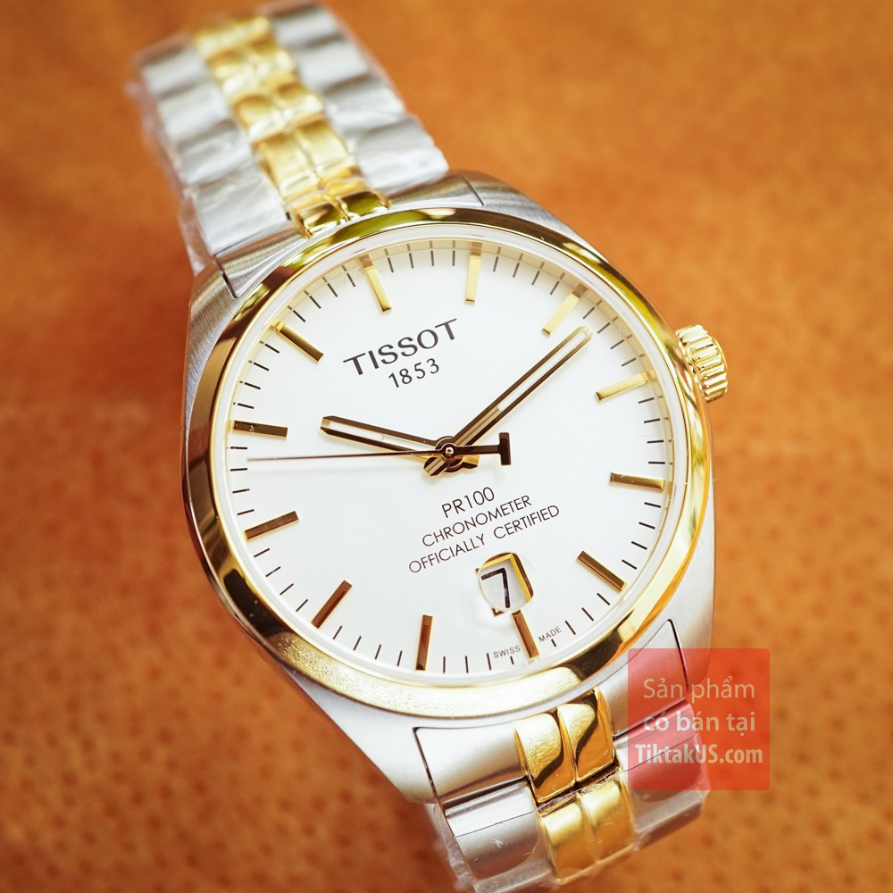 [Hình thật] Đồng hồ nam Tissot PR100 T101.408.22.031.00 automatic power matic 80 chronometer chính hãng Thụy Sĩ