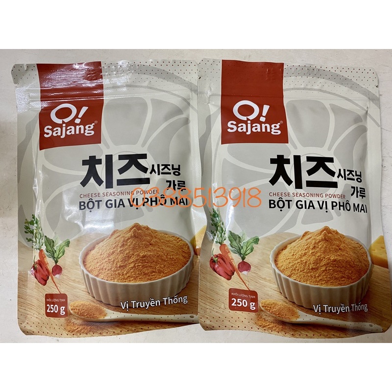 Bột Phô mai Lắc Hàn Quốc O!Sajang 250gr