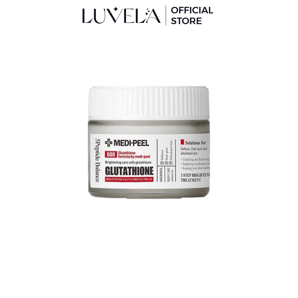 Kem Dưỡng Trắng Da Medi-Peel Giảm Thâm Sạm Làm Sáng Da, Giúp Đều Màu Da Bio-Intense Glutathione White Cream 50g KD09