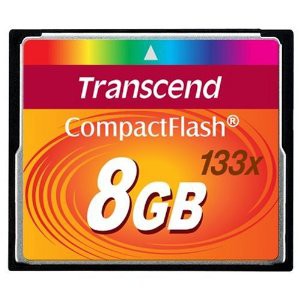 Thẻ nhớ CF Transcend CompactFlash 8GB 133x Speed dùng cho máy ảnh , máy CNC