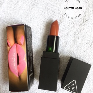 SON 3CE LIPTIC VELVET MÀU 908