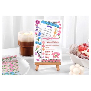 Sticker hoa trang trí sổ DIY