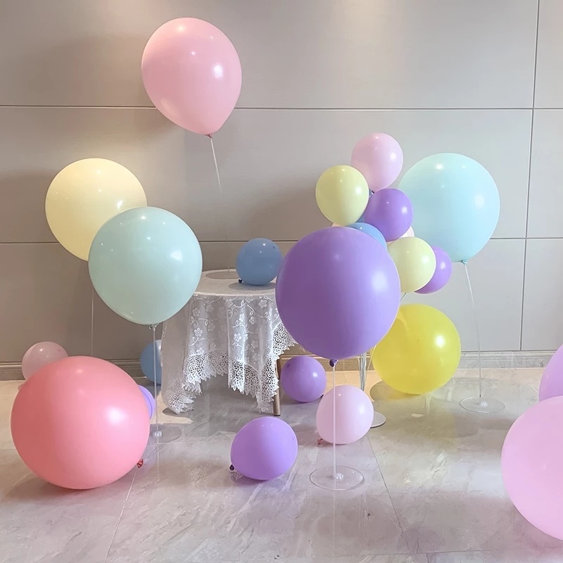 Bong Bóng Cao Su 18 Inch Màu Sắc Kẹo Ngọt Trang Trí Tiệc Sinh Nhật Đám Cưới Giáng Sinh