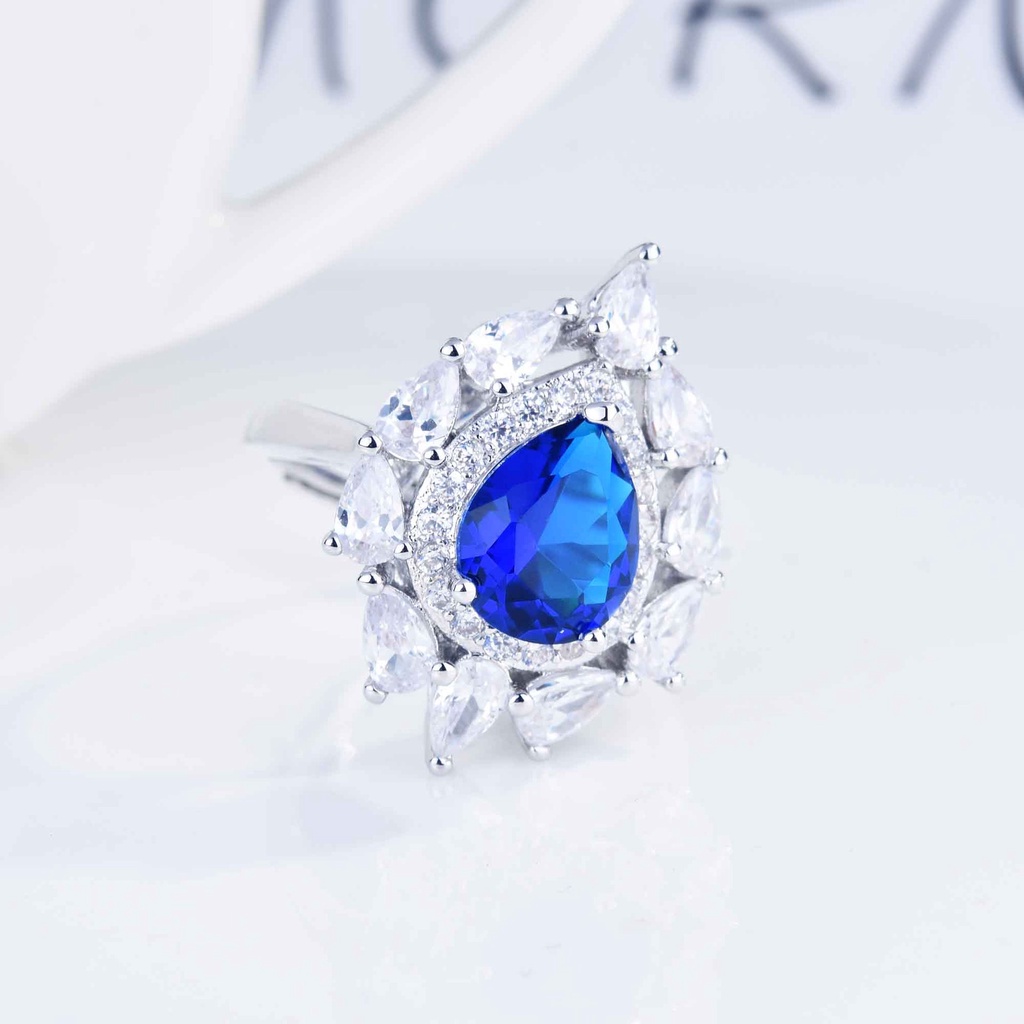 Bộ trang sức mặt đá nhiều màu sắc