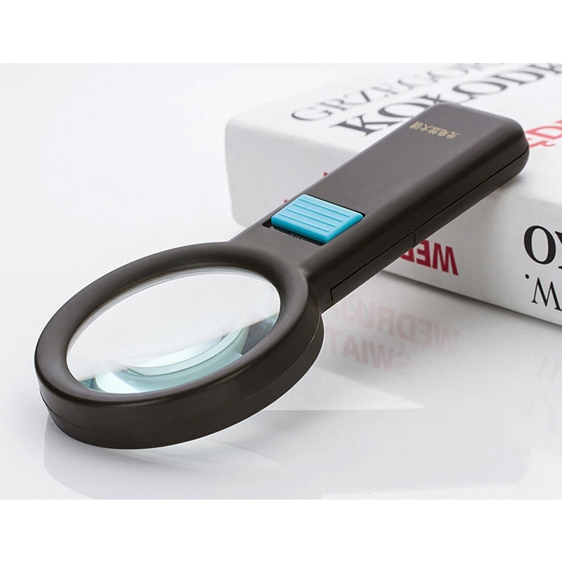 Kính lúp cầm tay có đèn Led độ phóng đại 30x