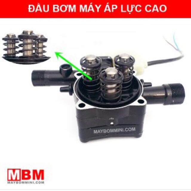Đầu bơm máy rửa xe gia đình đầu bơm áp lực 4 ốc