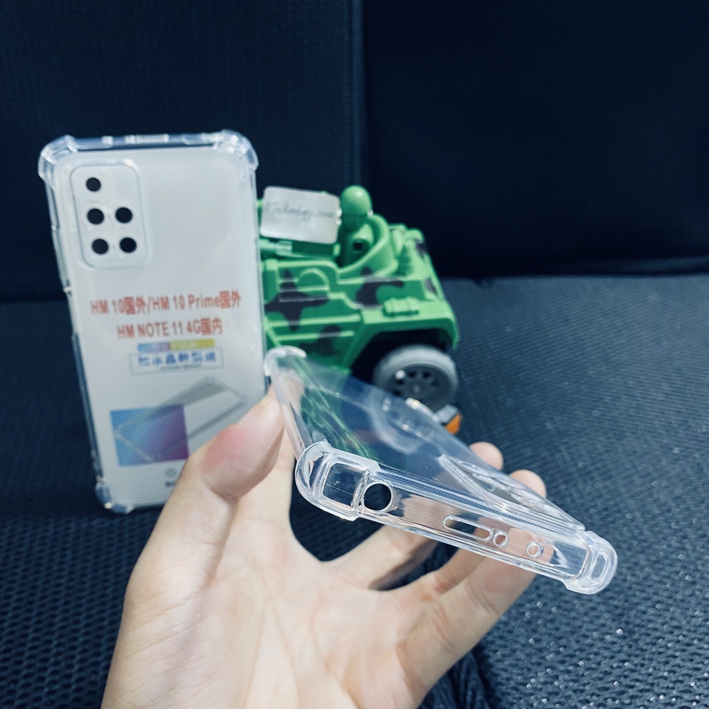 Ốp lưng chống sốc Xiaomi Redmi 10 4G/ Redmi 10 5G trong suốt cao cấp bo 4 góc chống va đập