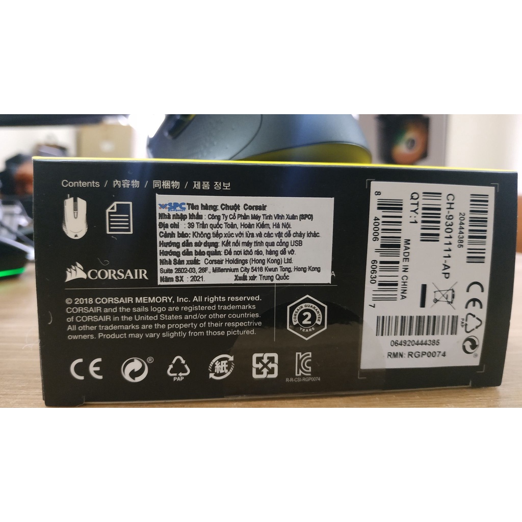 Chuột Corsair Harpoon RGB PRO - PMW3327