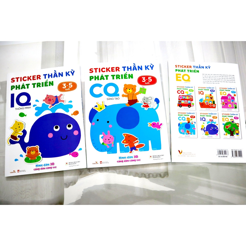 Sách - Sticker phát triển IQ - EQ - CQ