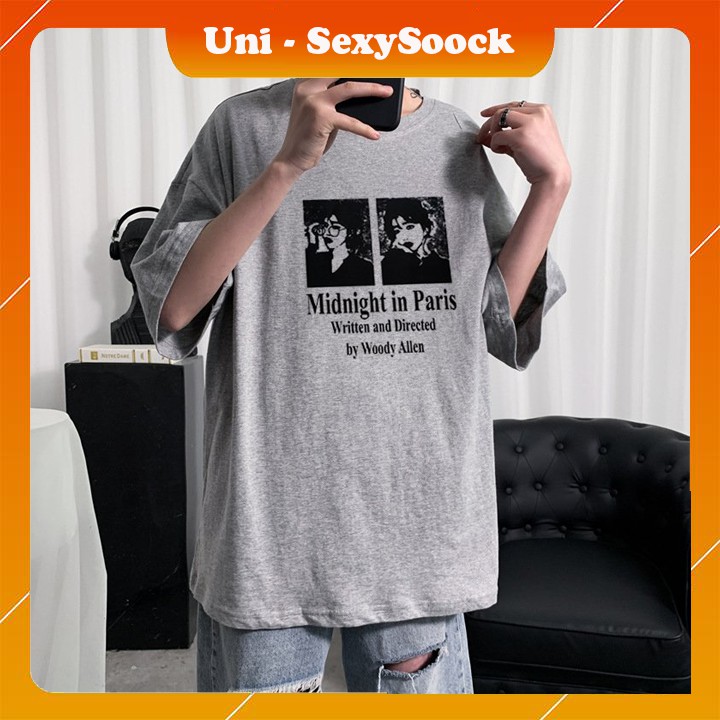 [Uni Trend] Áo Thun Tay Lỡ In MidNight in Paris, Cool Chất, thoáng mái, hút mồ hôi. Sản phẩm có rất nhiều màu đẹp  👌 | BigBuy360 - bigbuy360.vn