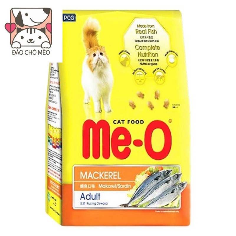 [Mã PET50 giảm 10% - tối đa 50K đơn 250K] Thức ăn cho mèo dạng hạt khô MeO 3 vị Mèo Me-O 350gr, Date mới - Đảo Chó Mèo