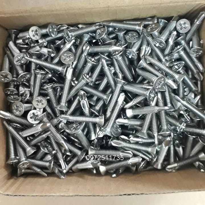 Vít tự khoan inox M4 ren mịn