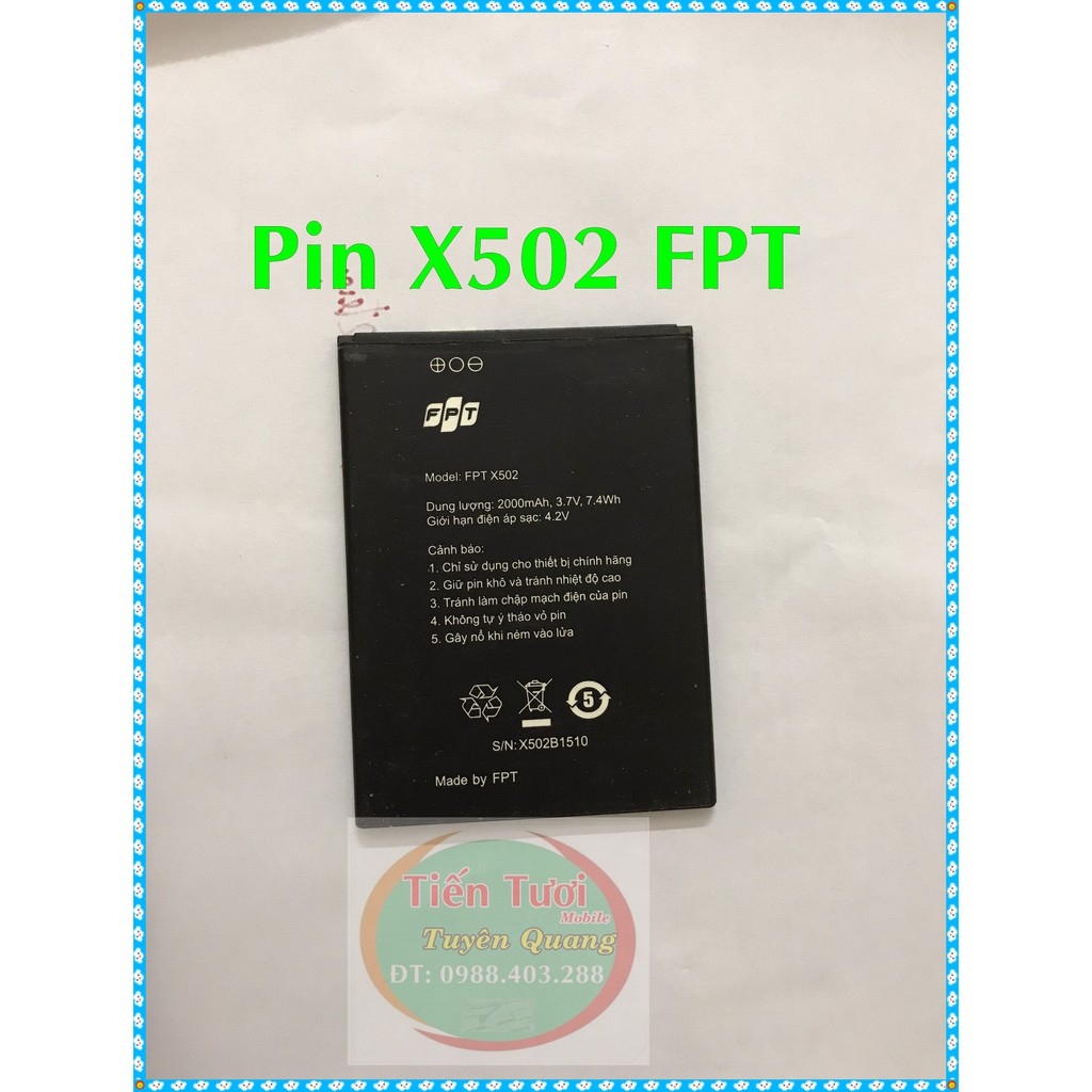 Pin X502 FPT( Hàng cũ bóc máy)