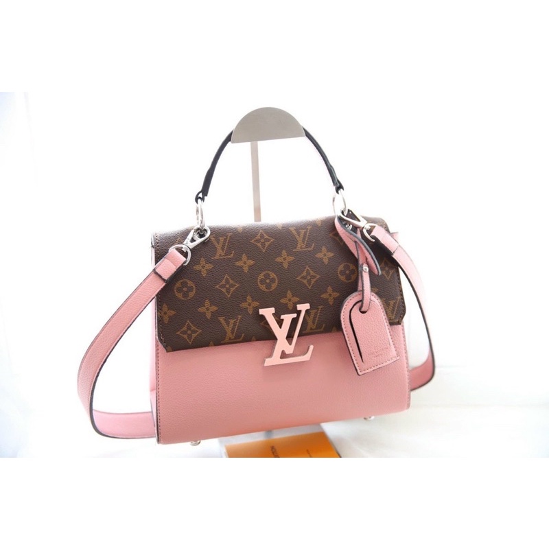 Túi xách công sở khoá chữ Lv