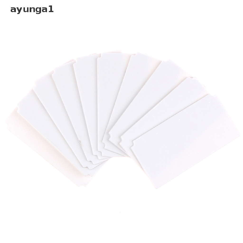 [ayunga1] 10X Fake Nail Display Stand Box Show Holder Plastic Partition Plate Storage Case [new]