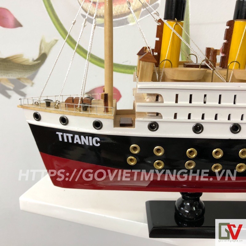 Mô Hình Du Thuyền Gỗ RMS Titanic - Thân tàu 40cm - Gỗ Sơn | BigBuy360 - bigbuy360.vn