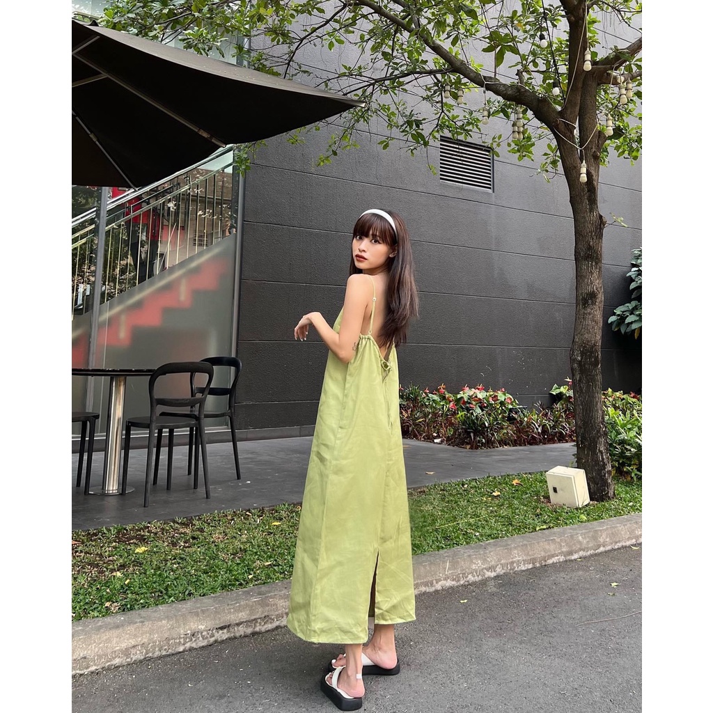 ĐẦM HAI DÂY CỘT DÂY LƯNG NHIỀU MÀU XINH XẮN - SALA DRESS