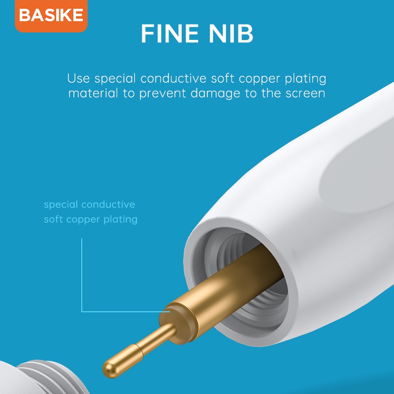 Bút cảm ứng Stylus Pencil Baiske chuyên dụng cho 1 2 / Android Xiaomi Huawei Samsung