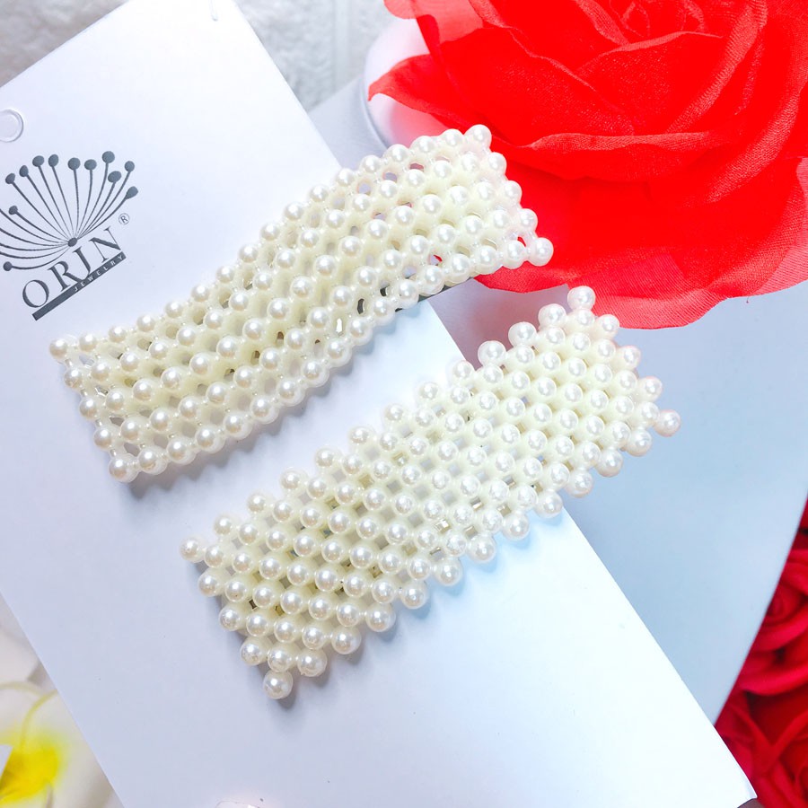 Kẹp tóc đính ngọc dễ thương Orin K768 K769