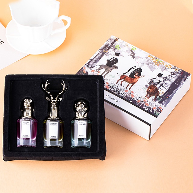 Set 3 Chai Nước Hoa Flower Of Story Hươu, Cáo, Hổ Mùi Hương Dịu Dàng,Thiết kế Tinh Xảo, Sang Chảnh