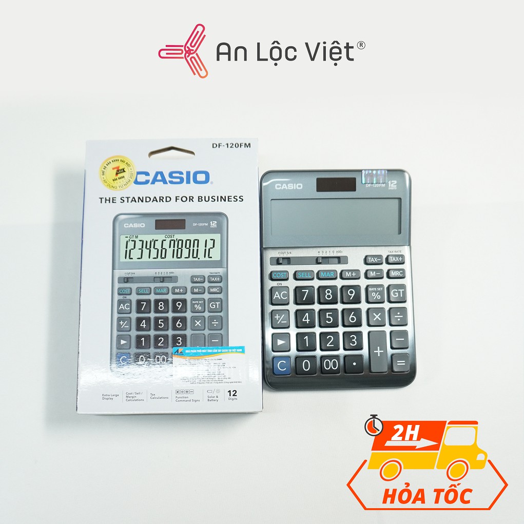 Máy tính Casio DF 120 FM chính hãng