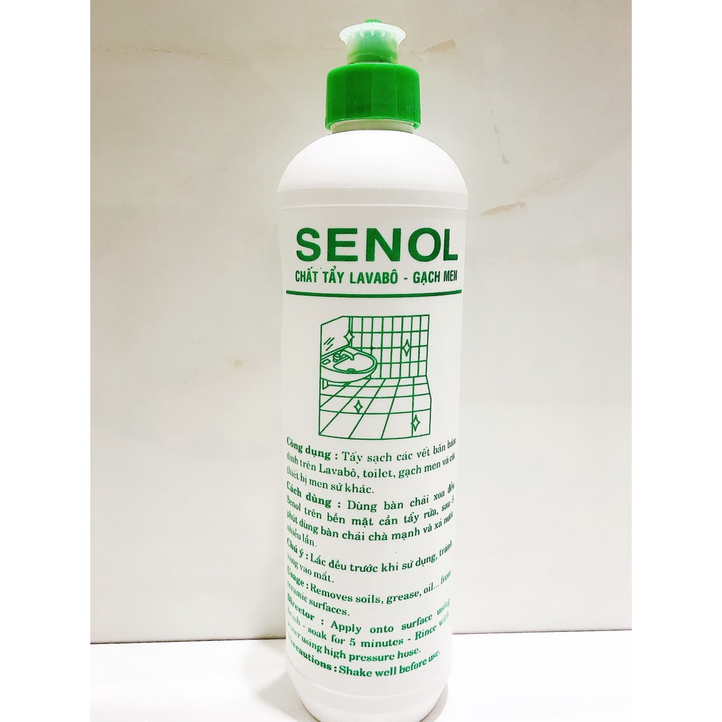 Tẩy vết trầy xước, ố trên bề mặt gạch men và sứ,lavabo dung tích 500ml Senol