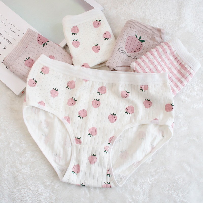 Quần Lót Cotton Quả Dâu, Quần Lót Nữ Kháng Khuẩn QL45 | BigBuy360 - bigbuy360.vn