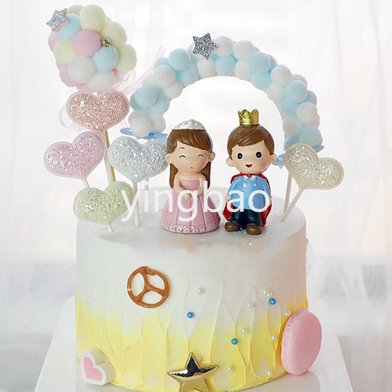 Mô Hình Búp Bê Trang Trí Bánh Kem Hình Hoàng Tử Hoàng Tử Dành Cho Trẻ Em