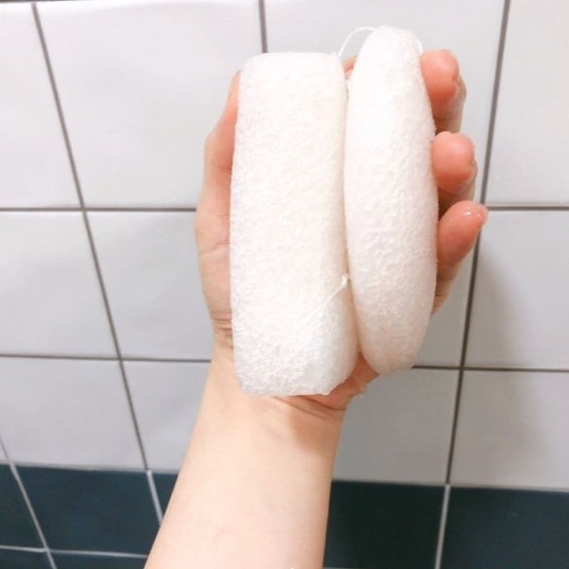 Bông Tắm Hữu Cơ MURMUR Organic 100% Natural Konjac Sponge An Toàn Cho Bé