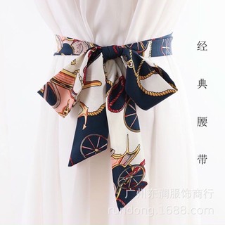 Khăn lụa quấn túi xách -  hoặc đeo cổ đa năng