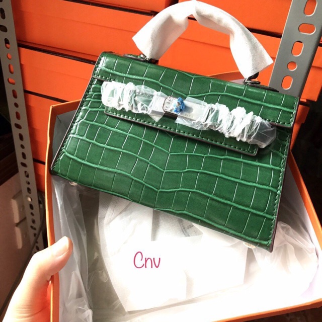 Freeship 99k HM kelly vân rắn