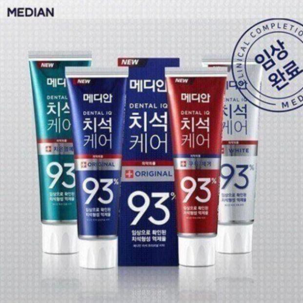 CHÍNH HÃNG Kem đánh răng Median 93% Toothpaste Hàn Quốc 120g
