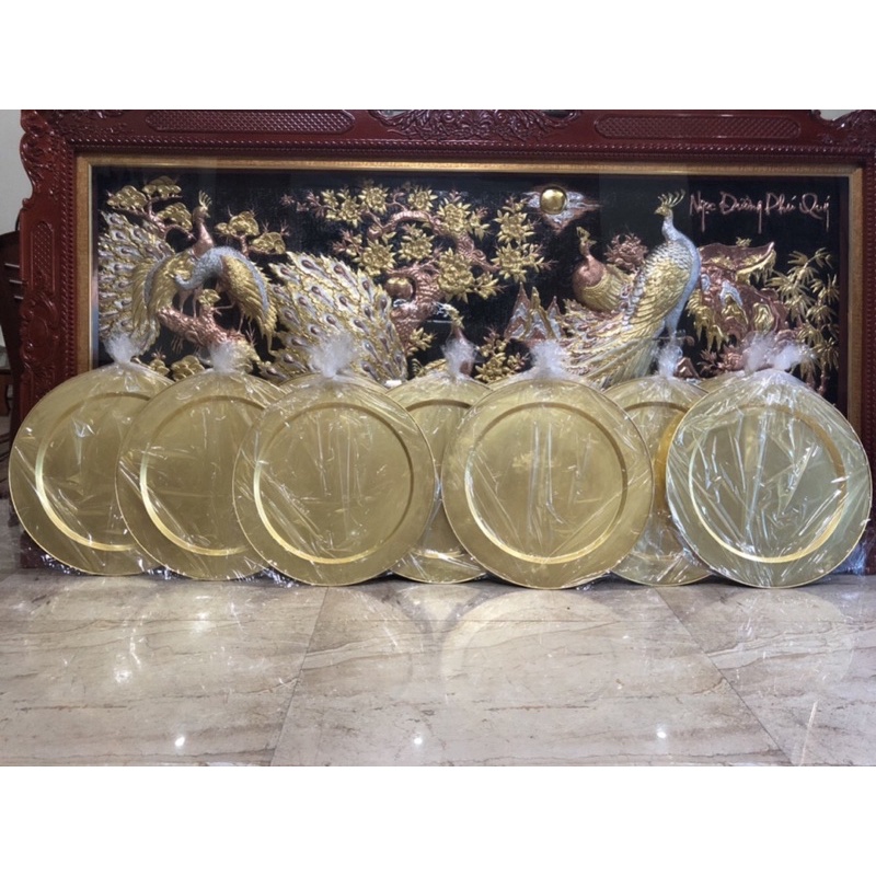 Mâm đồng trơn ăn cơm, mâm thờ cúng bằng đồng