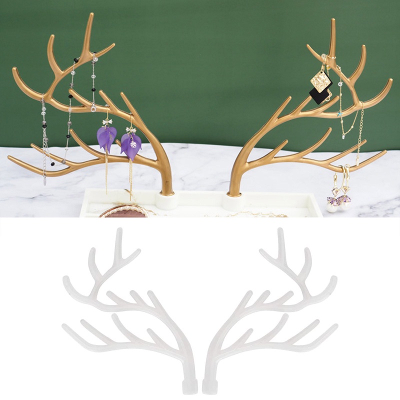 Khuôn Silicone Hình Nhánh Cây Sừng Hươu Dùng Làm Trang Sức DIY