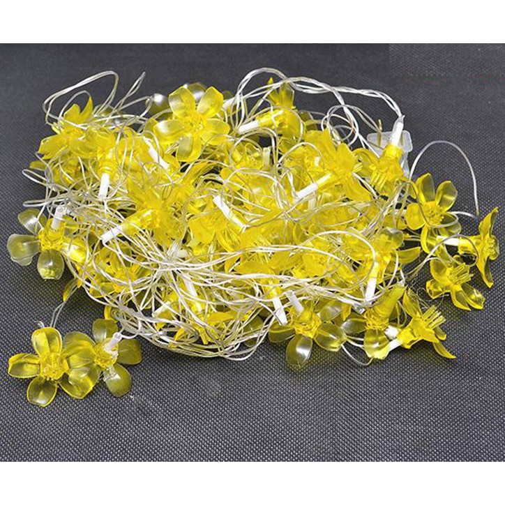 Dây Đèn Led Hoa Mai Hoa Đào 8M-50 Bóng Trang Trí Lễ, Tết ,Party