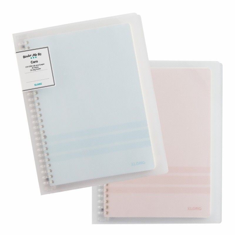 Sổ Còng Nhựa size B5 Binder File Caro 544 và Dot Grid 80Tr - 545