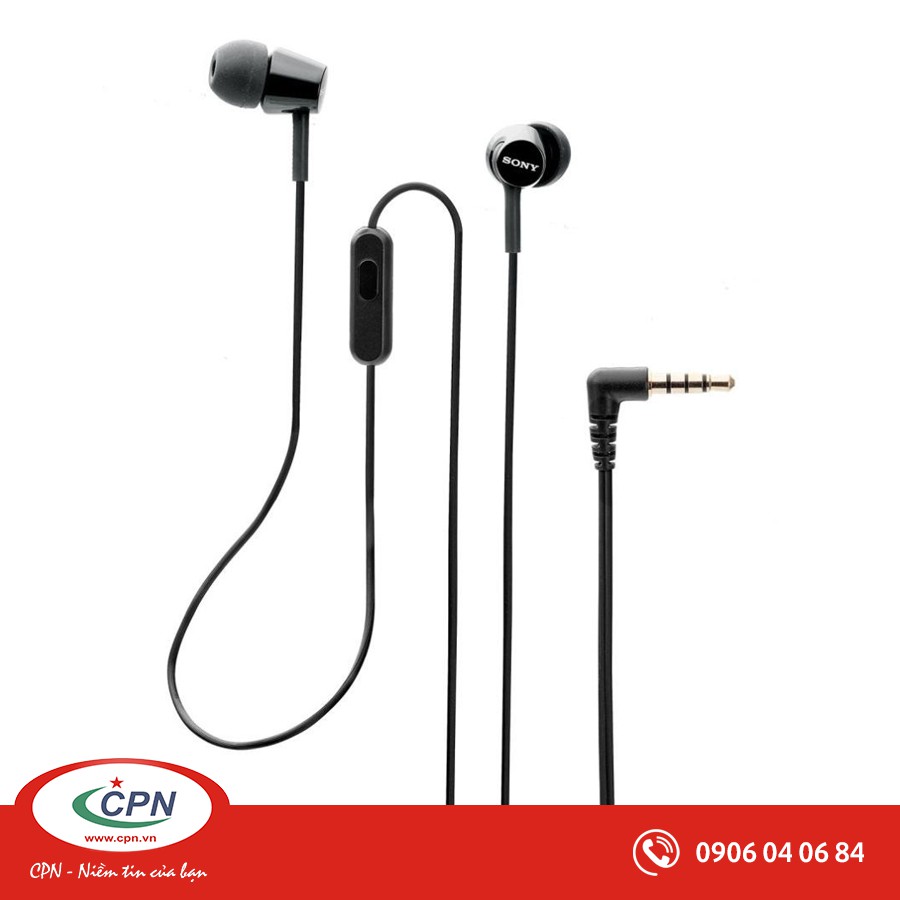 Tai nghe Sony MDR-EX155AP In-Ear - màng loa 9mm; 5-24.0000Hz; dây 1.2m; 3g