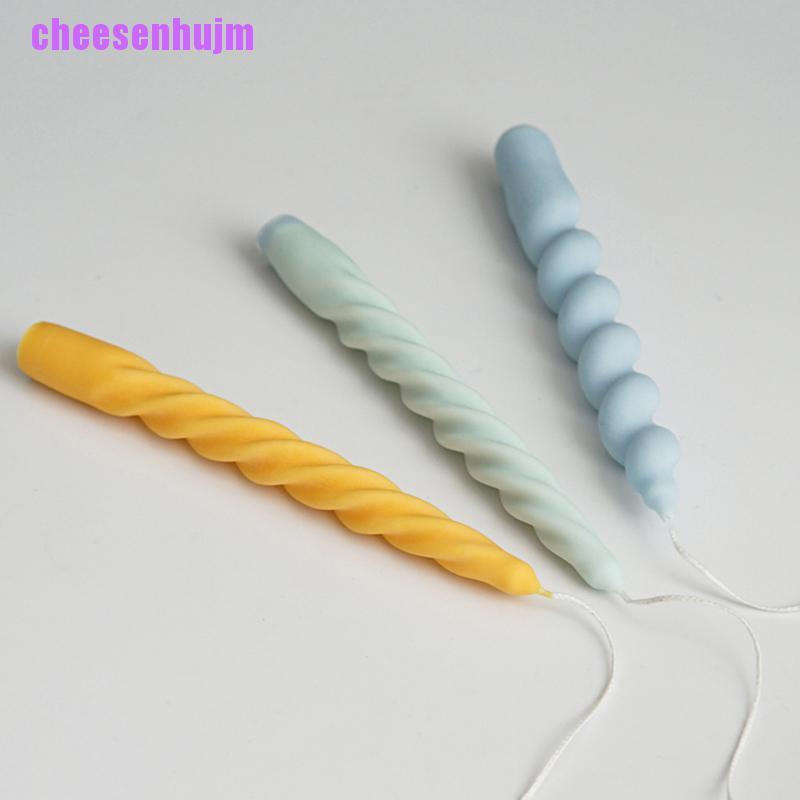 Khuôn Silicone Tạo Hình Xoắn 3D Làm Nến DIY
