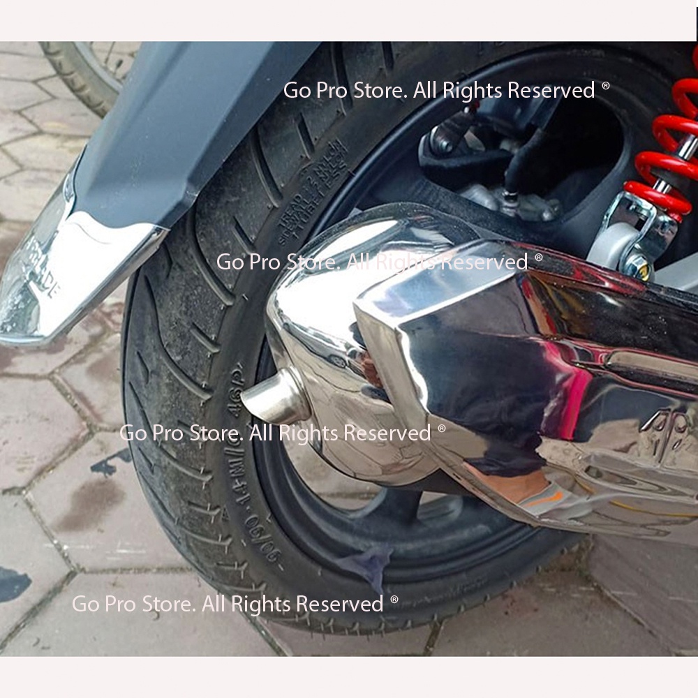 Chụp Đích Pô AirBlade 2020 - 2022 Inox 304 Mẫu M29