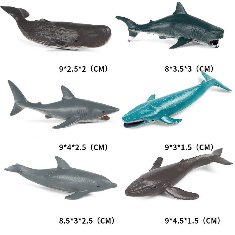 Mô hình động vật trên 20 loại dưới nước và trên bờ được làm thủ công xuất khẩu
