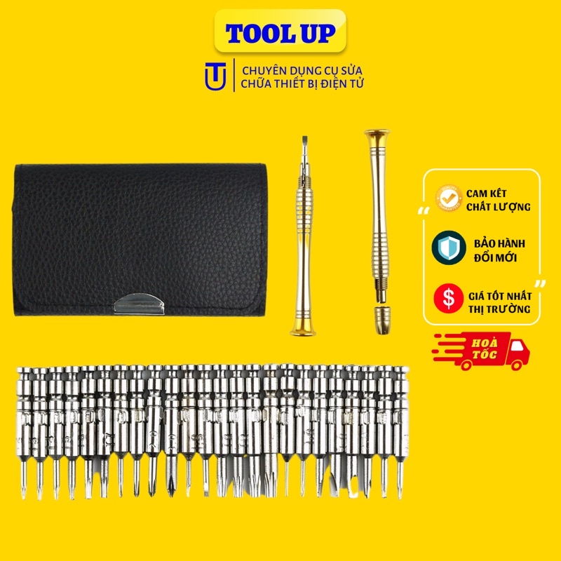 Bộ Tua Vít Sửa Chữa Điện Thoại/laptop 25 Món Trong 1 - Tool.up.store