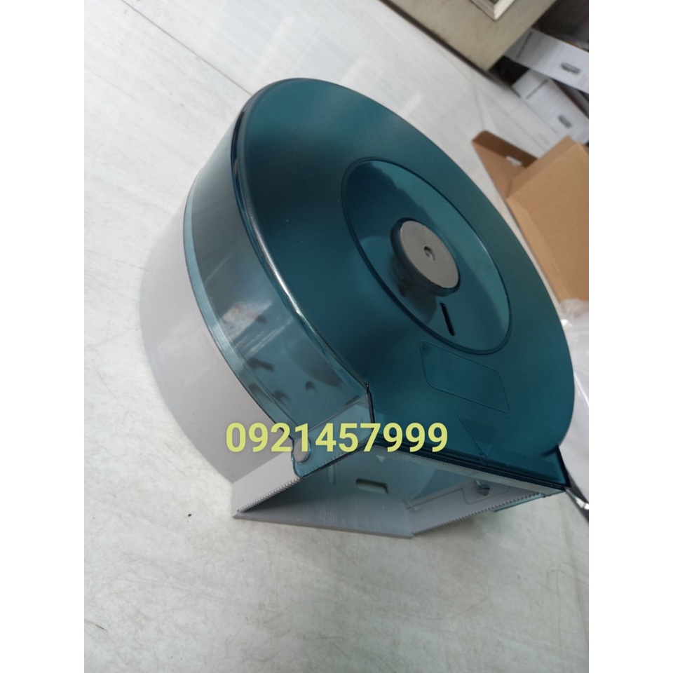 Hộp đựng giấy vệ sinh cuộn lớn - xanh