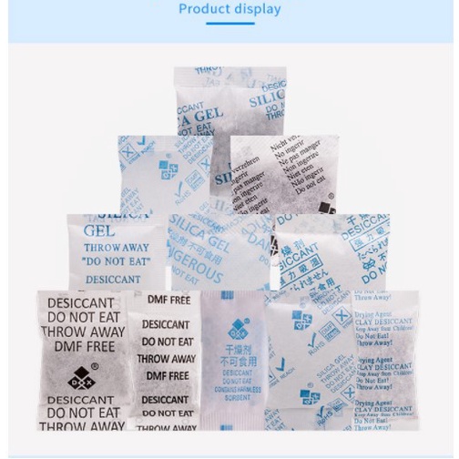 Gói hút ẩm quần áo, thực phẩm chất liệu giấy, silicon cao cấp,chống ẩm mốc, 1 gói/sp - HVL TEA