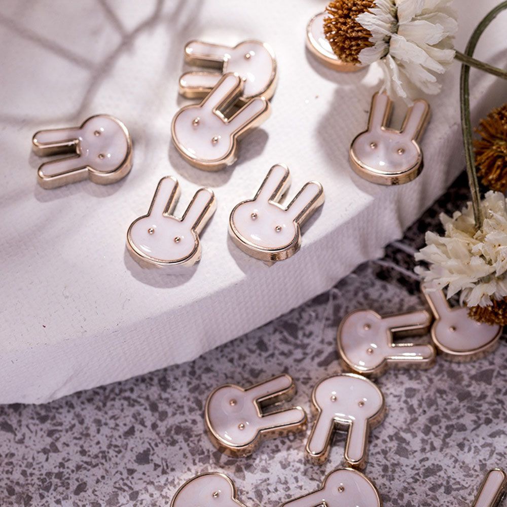 [Hàng mới về] Phụ kiện đính móng trang trí nghệ thuật bằng hợp kim kiểu dáng hoạt hình 3d dễ thương diy