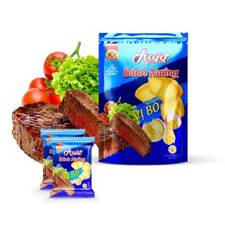 Assist 220g Bánh nướng VỊ BÒ phô mai MỸ NGỌC - Baked Caked with Beef flavor 220g
