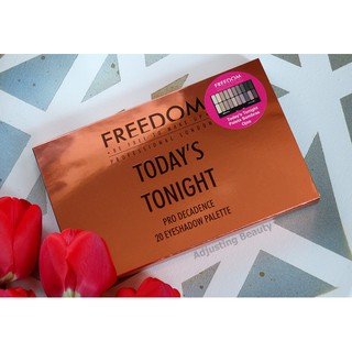 [ CÓ BILL ANH ] Bảng màu mắt Today's Tonight - Freedom Makeup London