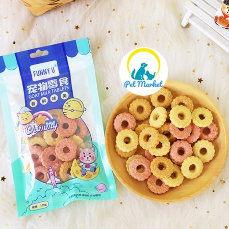 Bánh Quy thưởng cho chó mèo giúp thơm miệng, sạch răng